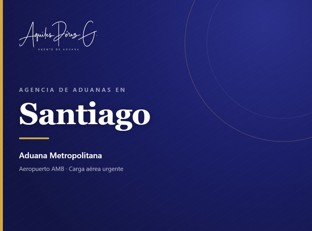 Agencia de Aduanas Santiago